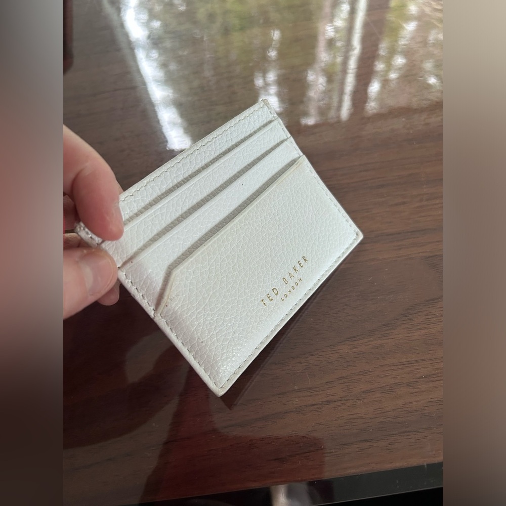 Ted Baker London women’s men’s white small pocket wallet - Picture 4 of 5